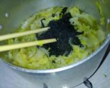 簡単和食にキャベツ玉ねぎワカメのお味噌汁作り方5写真
