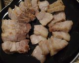 焼き蒸し豚　夏野菜のせ作り方3写真