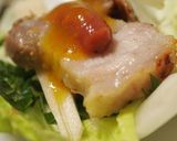 焼き蒸し豚　夏野菜のせ作り方5写真