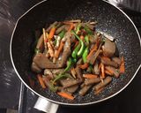 こんにゃく入り♪きんぴら☆かつお節風味作り方5写真