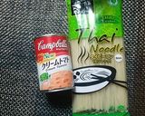 10分以内で山ごはんクリームトマトパスタ作り方1写真