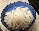 大根の中華くらげ和え作り方1写真