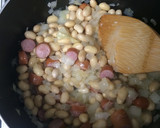 大豆とソーセージのトマトスープ作り方3写真