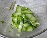 蓮根と胡瓜の胡麻風味サラダ作り方3写真