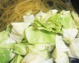 ワンポット キャベツのシンプルパスタ作り方3写真