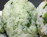 山菜食べよう！ヨモギおにぎり作り方3写真