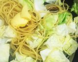ワンポット キャベツのシンプルパスタ作り方4写真