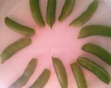茹でない早い♪レンジでスナップえんどう作り方1写真