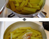 簡単追い鰹☆ふきの炊いたん。(翡翠煮)作り方2写真