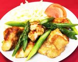 アスパラガスと鶏胸肉の生姜醤油炒め作り方9写真