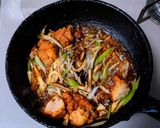 鶏の唐揚げみぞれスパゲッティ作り方7写真