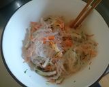 レンジで簡単♪節約和風春雨サラダ♪作り方4写真