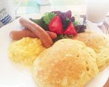 パンケーキ de ホットドッグ作り方3写真