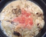 きのこで増量、明太子パスタ作り方4写真