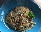 きのこで増量、明太子パスタ作り方7写真