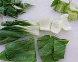 チンゲン菜の卵とじ作り方1写真