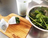 電子レンジで簡単！！ミントシロップ♪作り方1写真