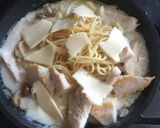 サラダチキンとアスパラのクリームパスタ作り方5写真