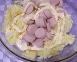 魚肉ソーセージクリームチーズポテトサラダ作り方8写真