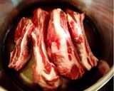 濃厚タイカレー。スペアリブのレッドカレー作り方2写真