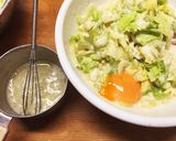 塩レモン海老風味ソース浸しのお好み焼き作り方6写真