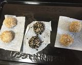 ノンフライでヘルシーなごま団子作り方11写真