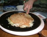 我が家流♪広島風お好み焼きミックス超特大作り方8写真