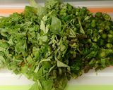 伸びウド、人参などの油炒めゴマ味噌煮作り方2写真
