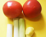 簡単！美味しい！鶏のネギ.トマトソース♪作り方1写真