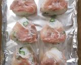 シャキッと☆肉巻きおにぎりアスパラ入り作り方3写真