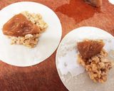 おやつに♬おつまみに♬梅と納豆の揚げ餃子作り方1写真