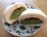 桜抹茶クリームパン作り方10写真
