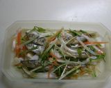 焼きししゃもと野菜のオイル漬け作り方3写真