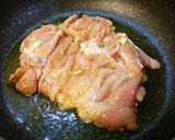 鶏モモ肉のごまガーリック焼き。作り方3写真