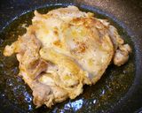 鶏モモ肉のごまガーリック焼き。作り方4写真