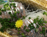 刻んで混ぜるだけで旨い！アジ刺身の冷汁作り方4写真