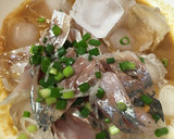 刻んで混ぜるだけで旨い！アジ刺身の冷汁作り方5写真