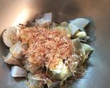 ホクホクうまっ♫そら豆と里芋のおかかマヨ作り方5写真