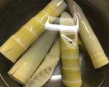 破竹と豚肉のみそ炒め作り方2写真