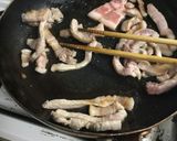 破竹と豚肉のみそ炒め作り方4写真