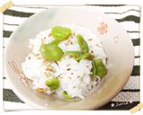 超簡単！ゴマたっぷり☆そら豆（お豆）ご飯作り方5写真