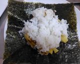 かつおぶしとたくあんのおにぎらず作り方5写真
