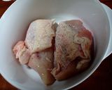 さっぱり蒸し鶏のゆず風味ジュレかけ作り方1写真