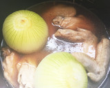 新たまねぎと手羽先のめんつゆ煮込み作り方4写真