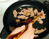 話題入☆大豆もやしと豆苗の牛肉サラダ作り方3写真