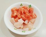お刺身で簡単❤カルパッチョ(サラダ風)♪作り方3写真