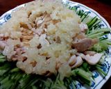 さっぱり蒸し鶏のゆず風味ジュレかけ作り方8写真