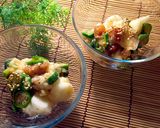 オクラと長いもの梅和え作り方6写真
