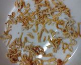 お弁当用！カリカリじゃこと法蓮草♡作り方1写真