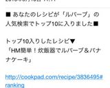 HM簡単！炊飯器でルバーブ＆バナナケーキ作り方1写真